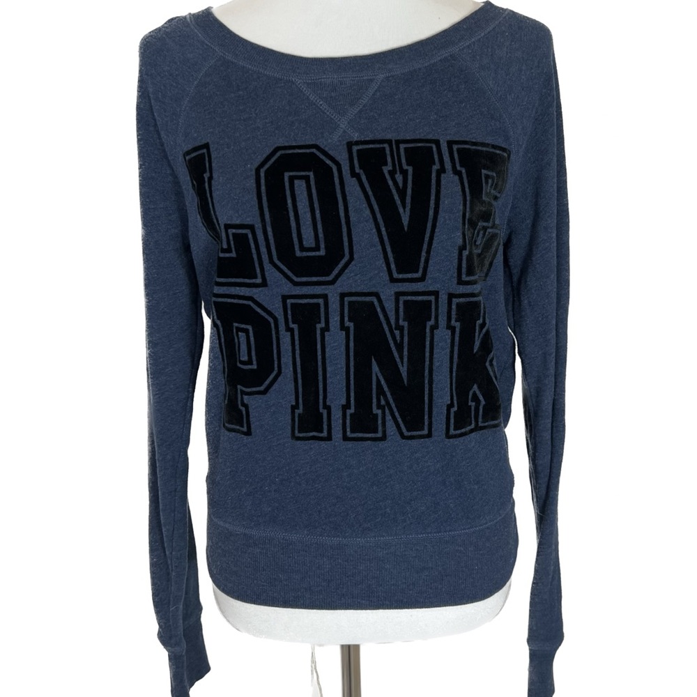 PINK Victoria’s Secret Women’s Navy Sweater Size S